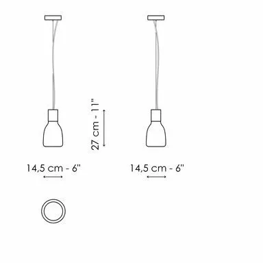 Люстра Acquerelli small Lead/gradient amber Люстра Acquerelli small Lead/gradient amber