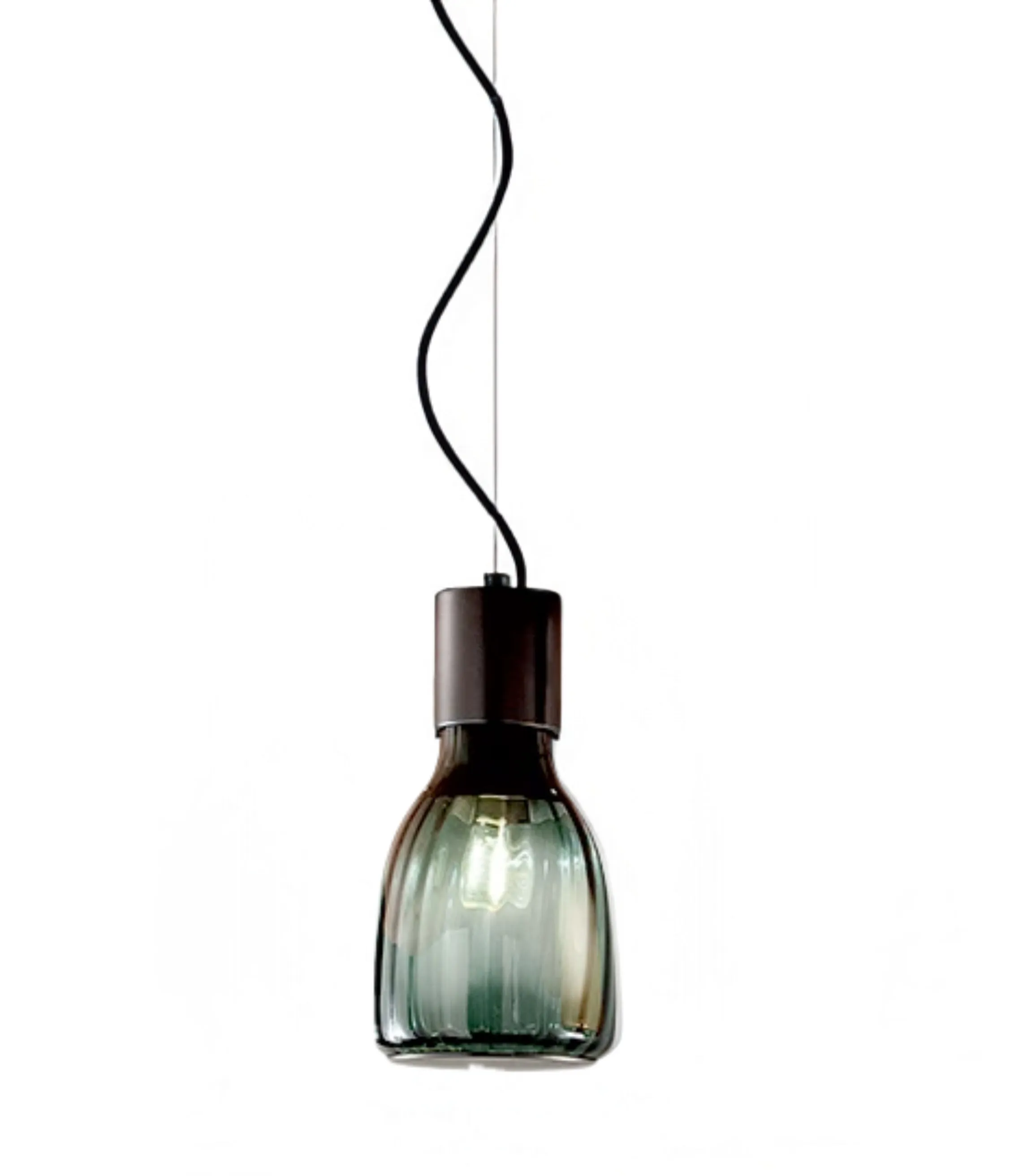 Люстра Acquerelli small Lead/ribbed teal