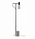 Торшер Acquerelli double Lead/Carrara marble white/Milky white от Bonaldo