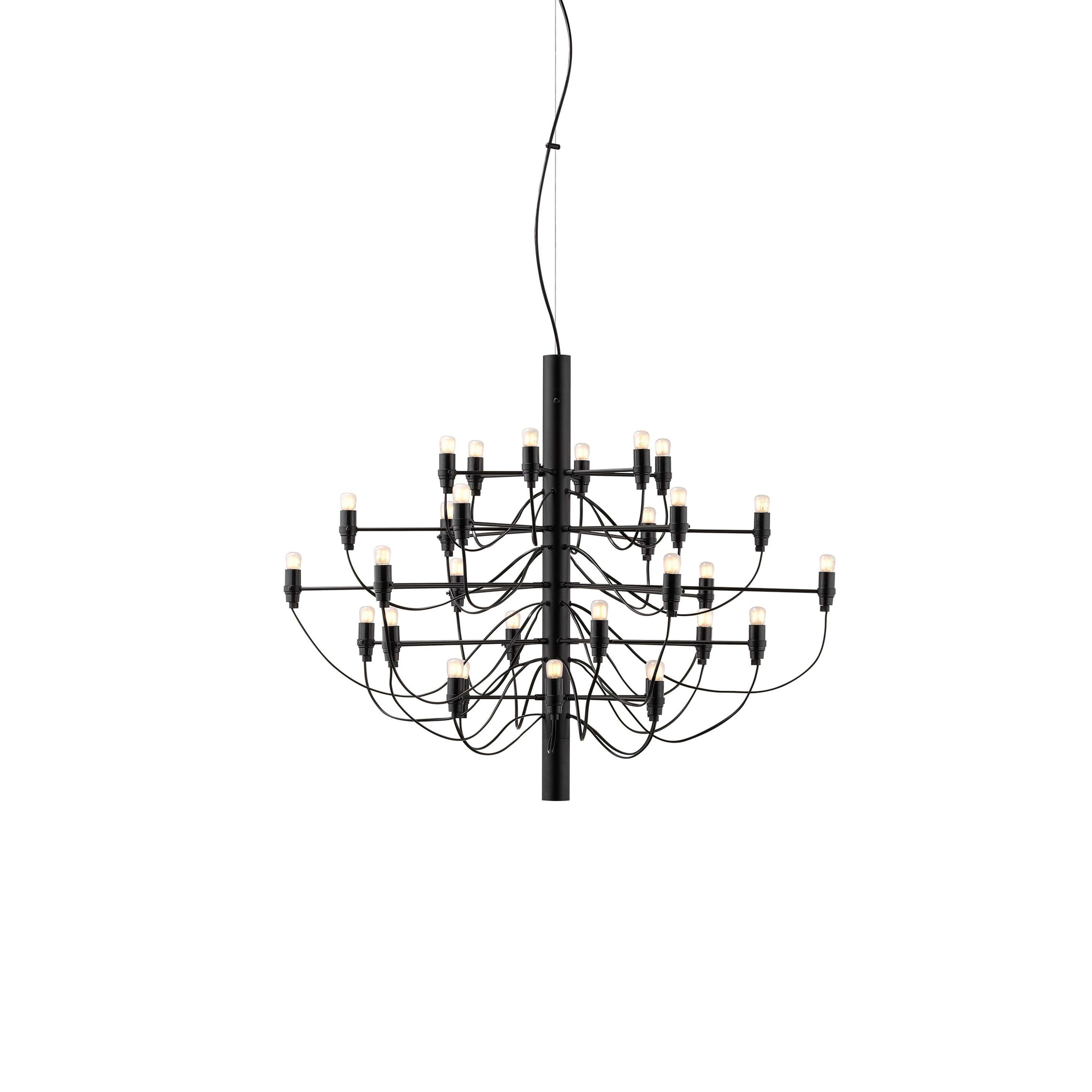Люстра 2097/30 (frosted bulbs) Matt Black