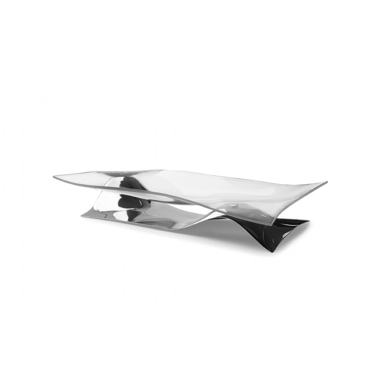 Casa Bugatti Ваза для фруктов Inox SOFFIO 21-Soffiol1T