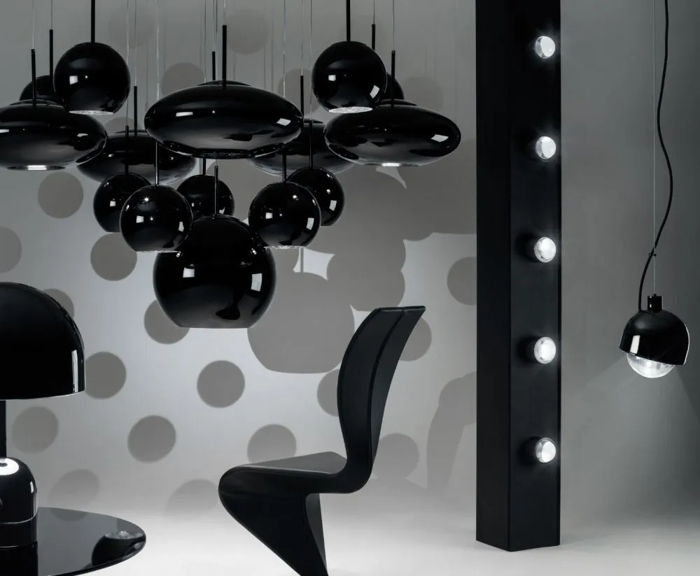 Люстра Spot Pendant Round Black SPOP02BEU Люстра Spot Pendant Round Black SPOP02BEU