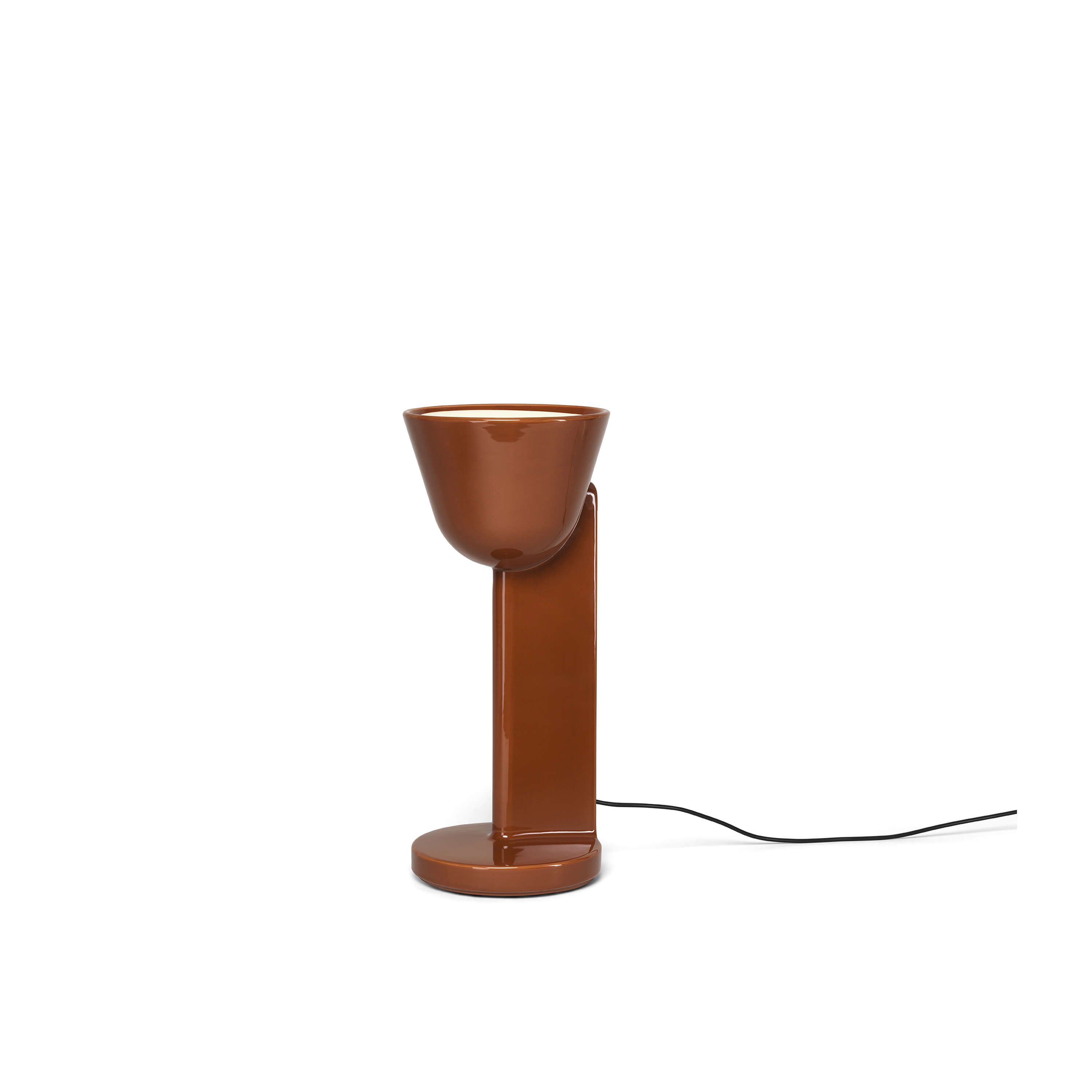 Настольный светильник Céramique Up Rust Red