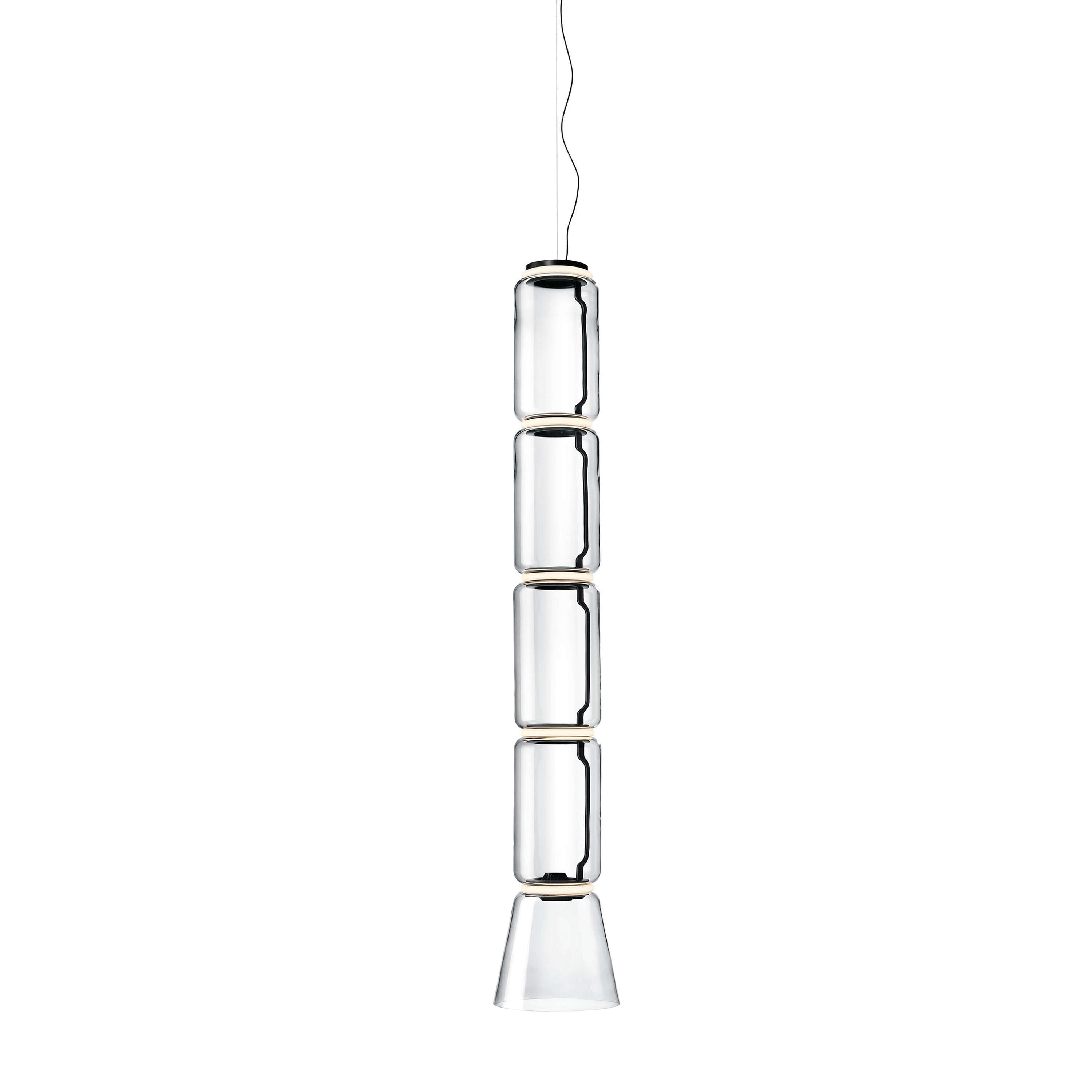 Люстра Noctambule Suspension 4 Low Cylinder Cone