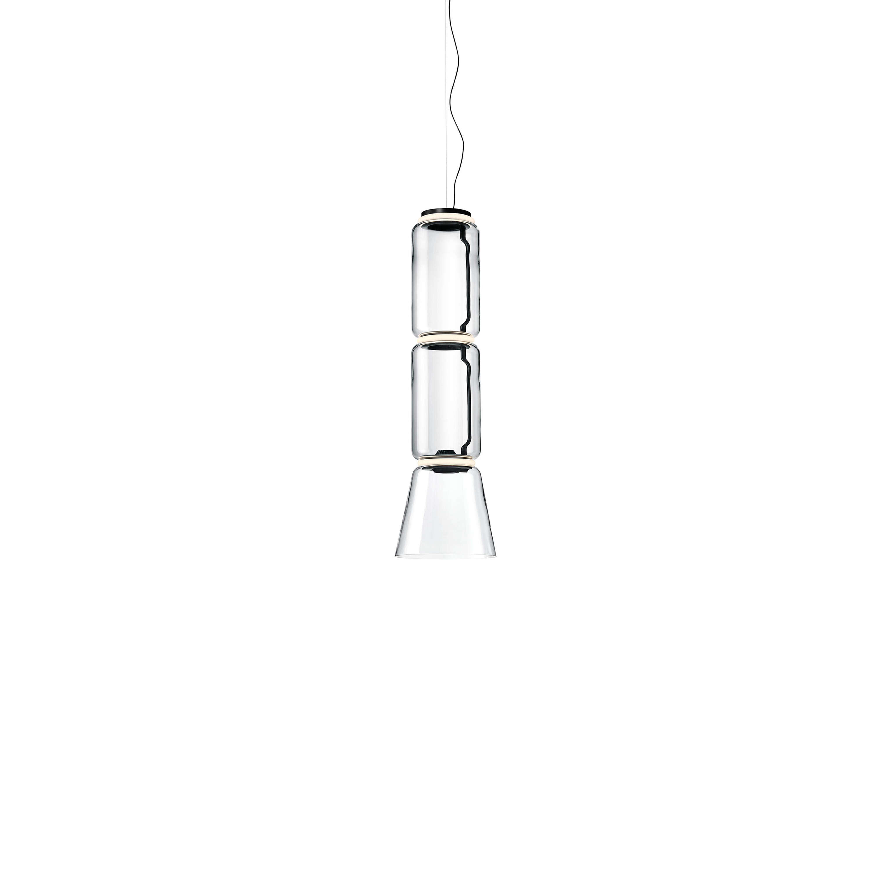 Люстра Noctambule Suspension 2 Low Cylinder Cone