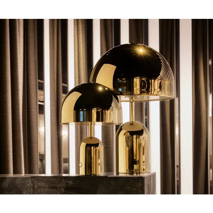 Настольная лампа беспроводная Bell Led BEPO01GOUN Настольная лампа беспроводная Bell Led BEPO01GOUN