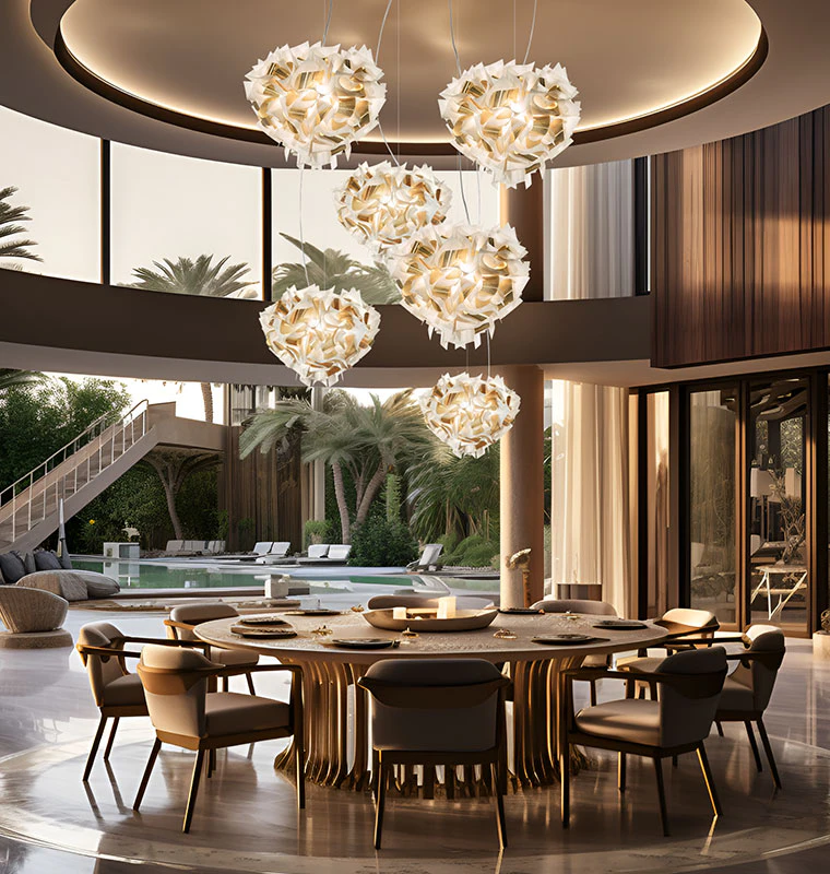 Slamp Люстра Veli Aurea Suspension large white/gold Slamp Люстра Veli Aurea Suspension large white/gold