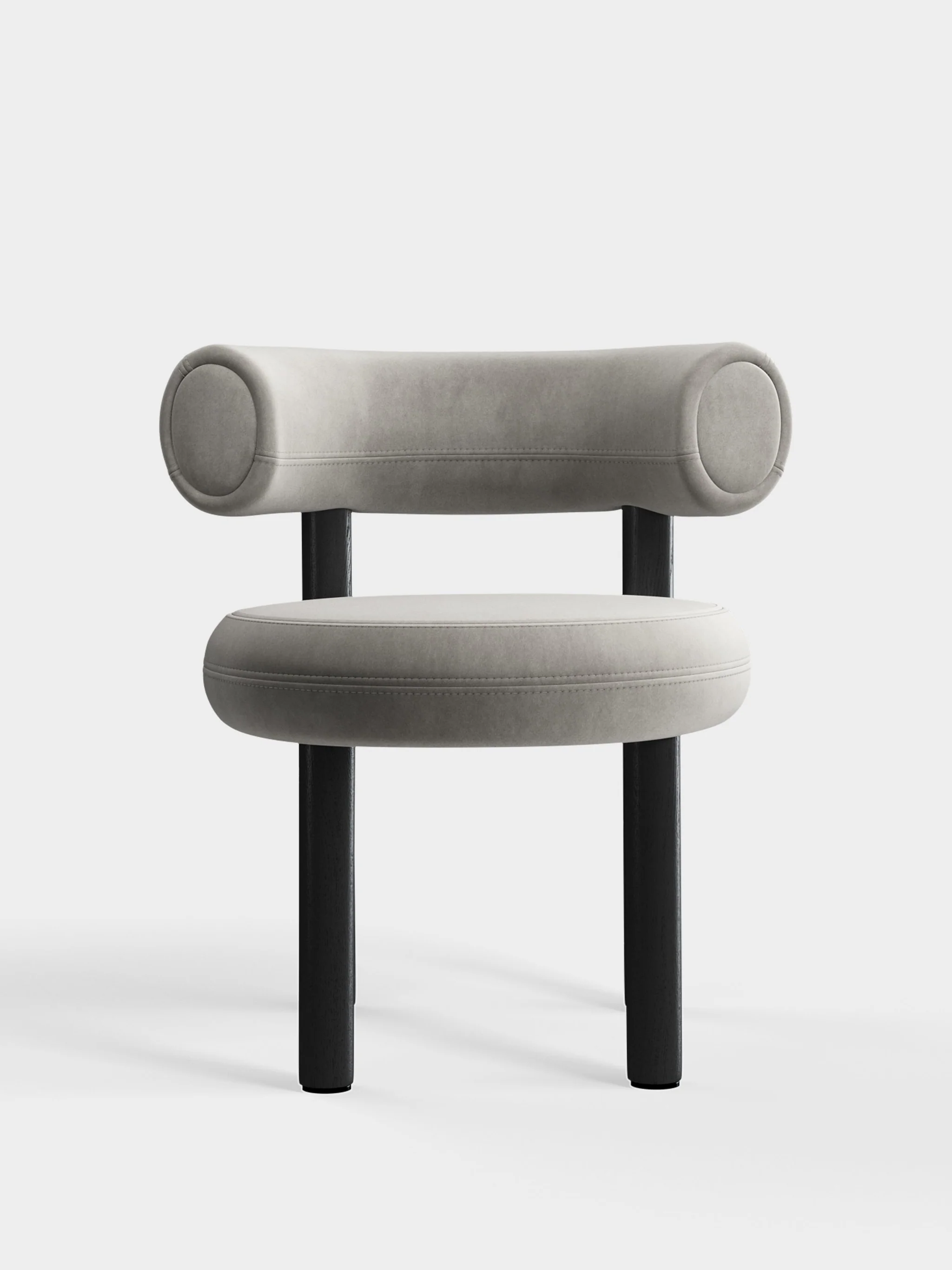 Стул Fat Black Wood & Clay Royal Velvet