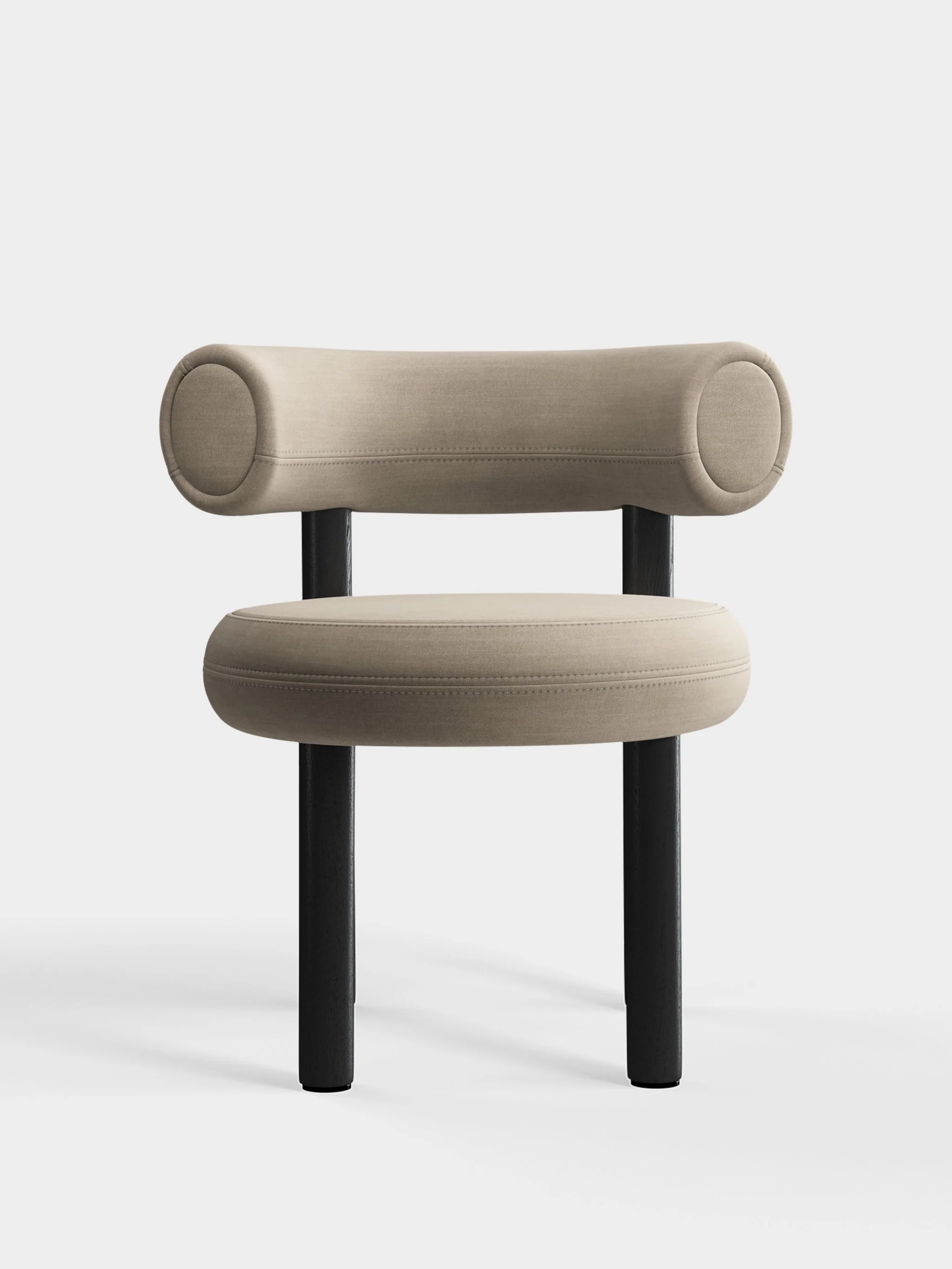 Стул Fat Black Wood & Clay Linara Linen