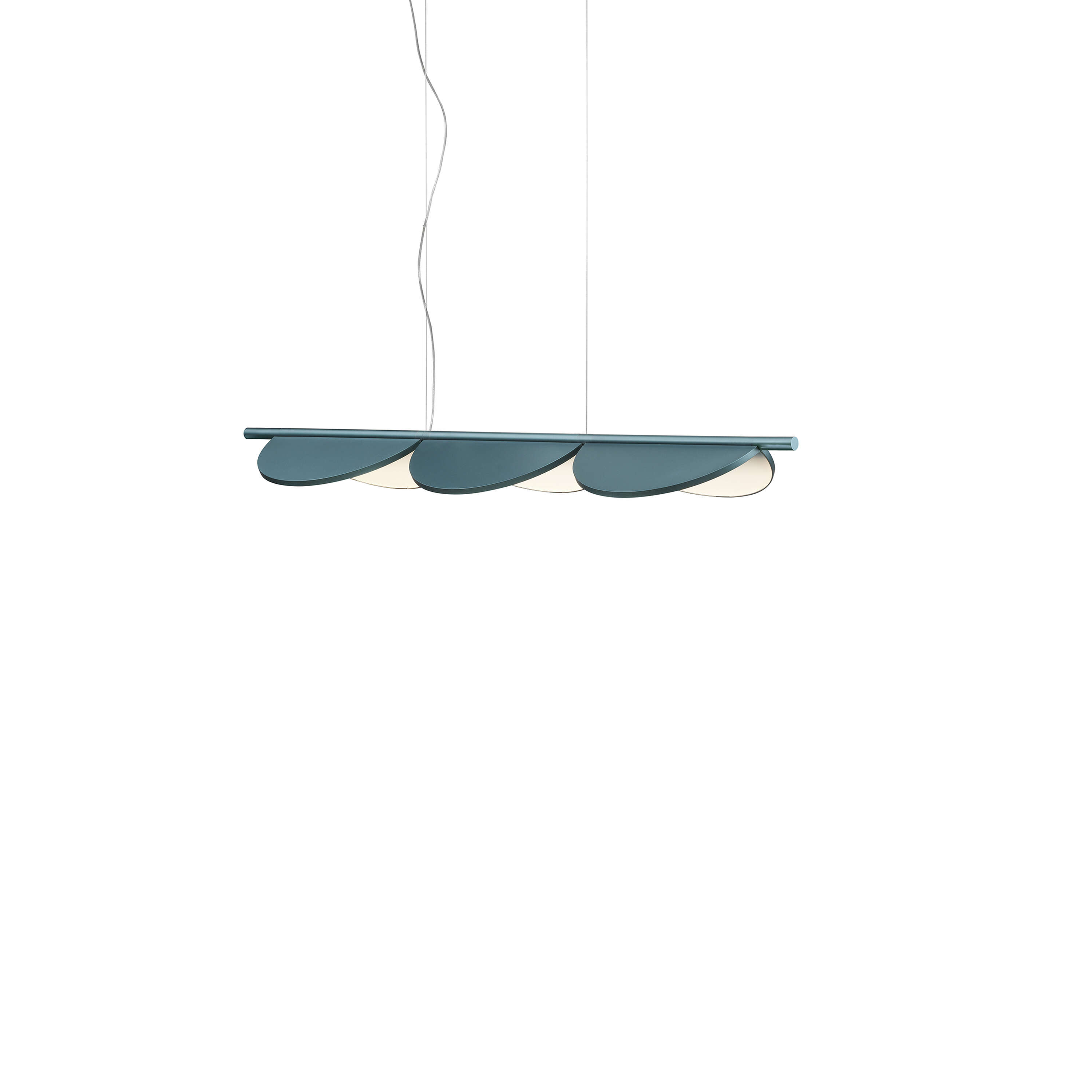 Люстра Almendra Linear Bay Blue Metallized