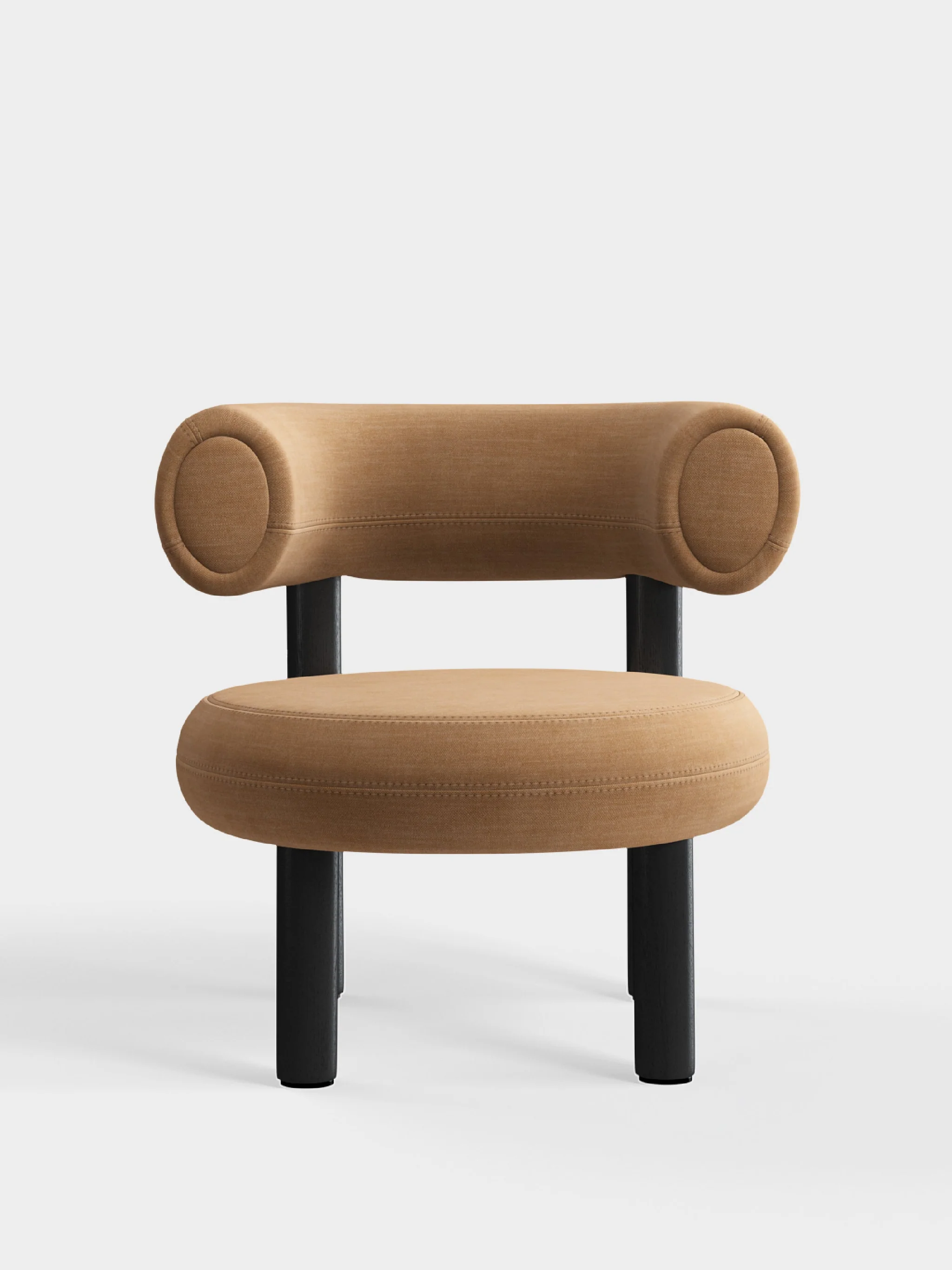 Кресло Fat Black Wood & Spice Linara Linen