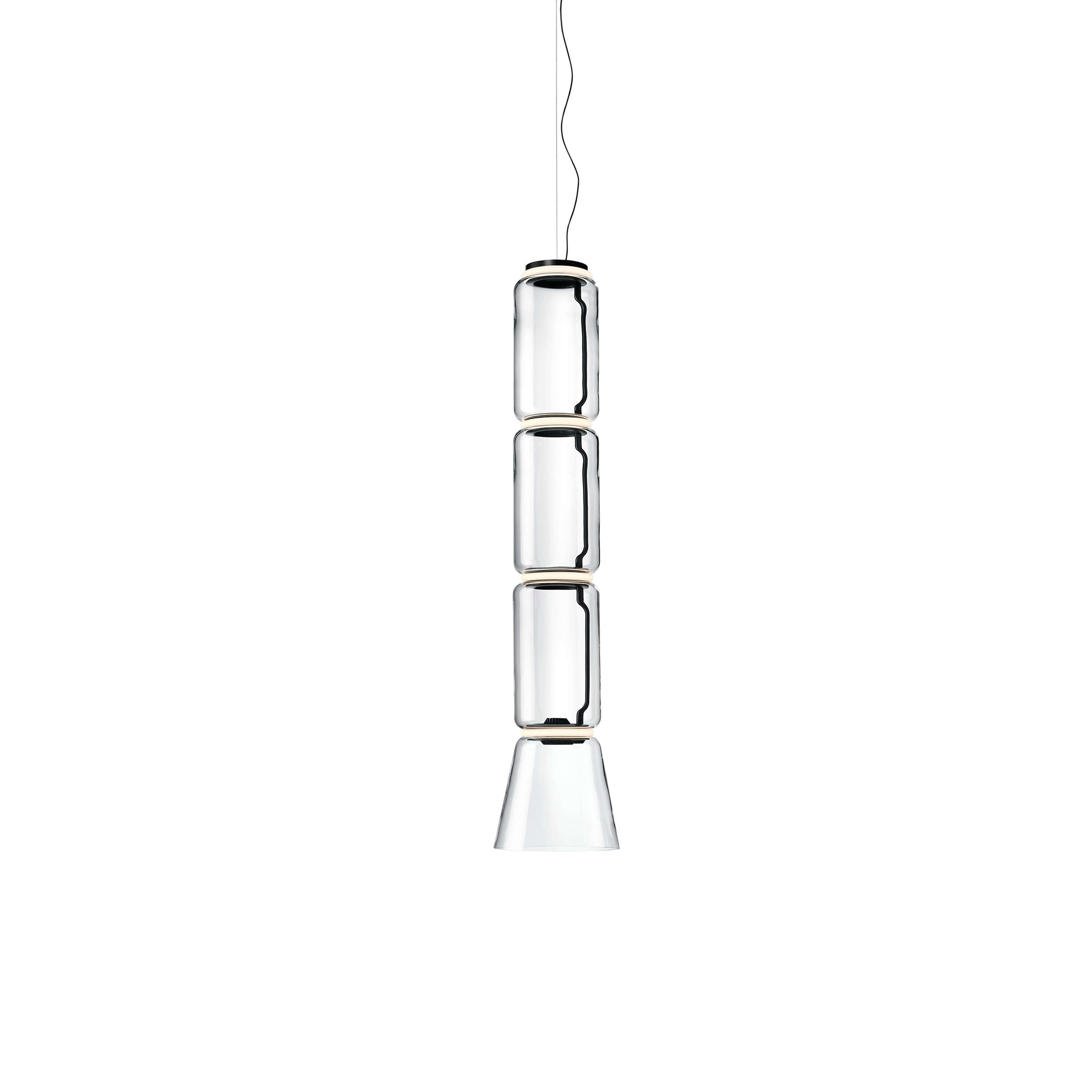 Люстра Noctambule Suspension 3 Low Cylinder Cone