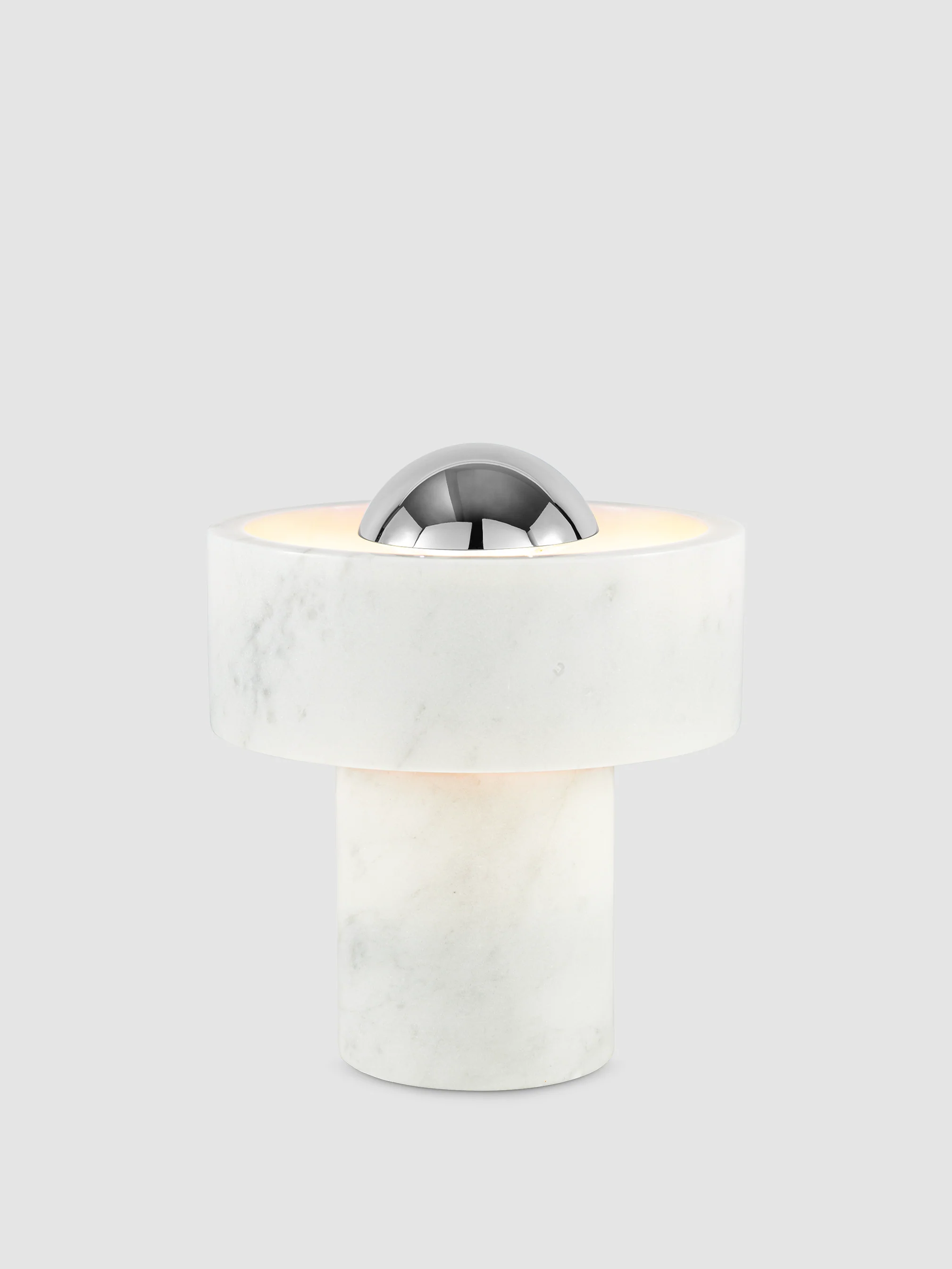 Настольный светильник Stone Portable Silver STPO01SSUN