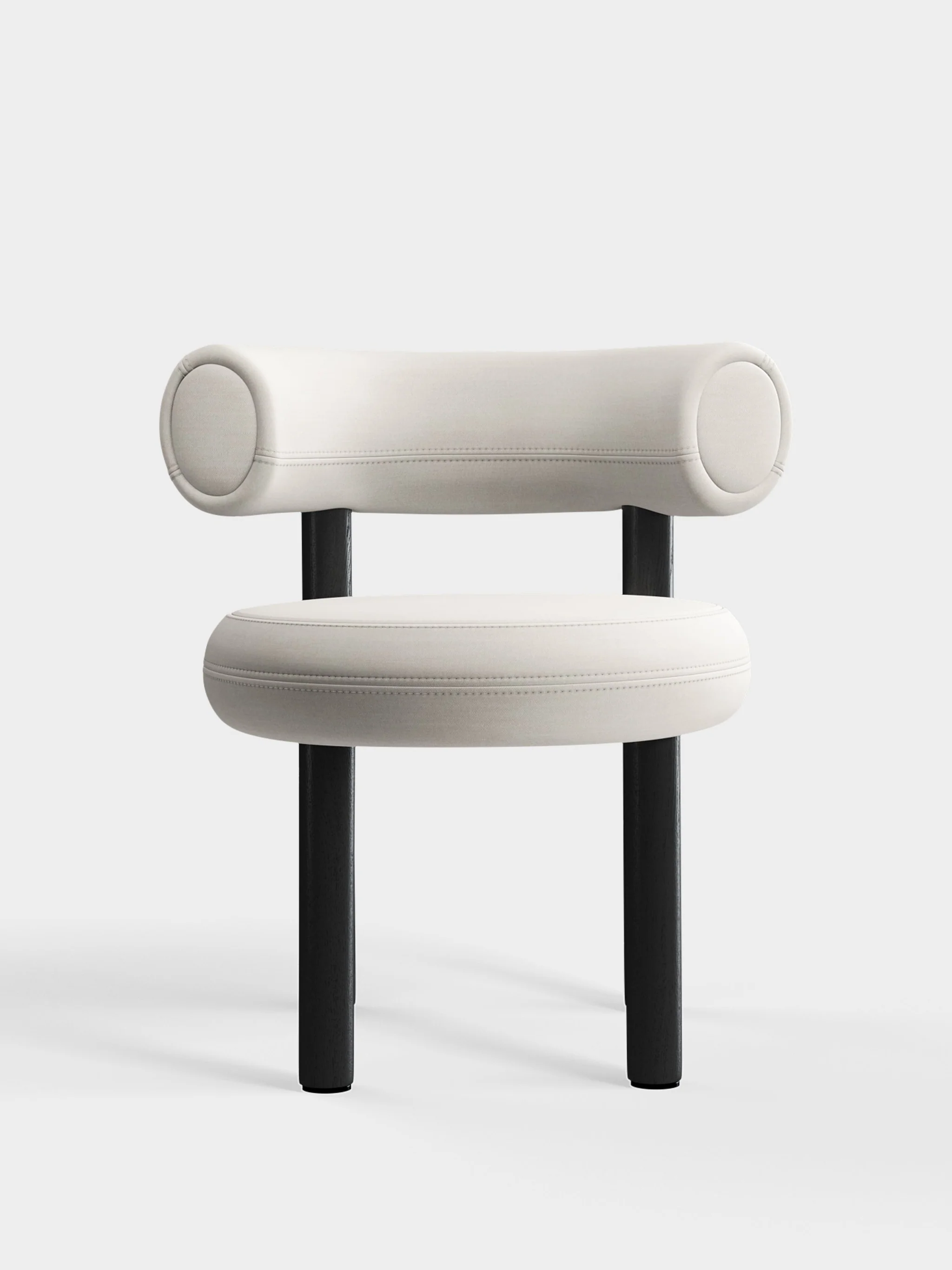 Стул Fat Black Wood & Coconut Linara Linen
