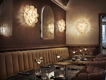 Slamp Светильник настенно-потолочный Drusa Ceiling/wall white