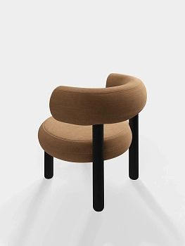 Кресло Fat Black Wood & Spice Linara Linen