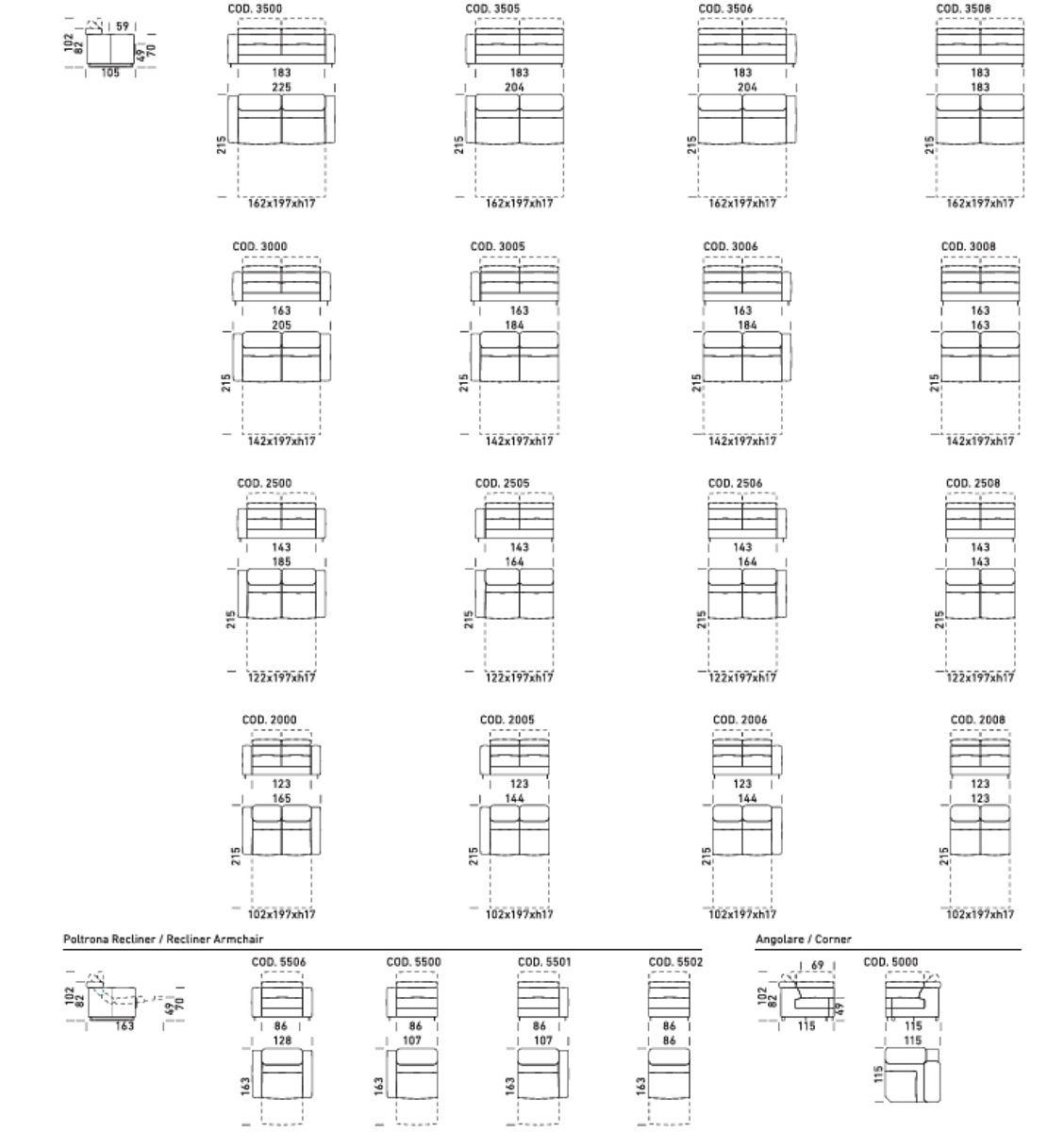 Диван-кровать Modular Pro Диван-кровать Modular Pro