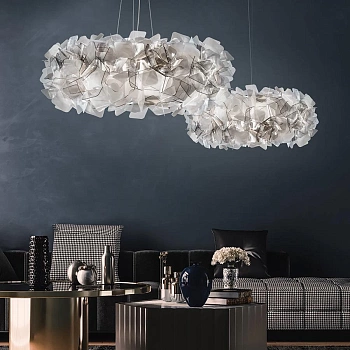 Slamp Люстра Clizia Suspension small fumè