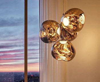Люстра Melt Led Chrome Chandelier Small MEC01CH-CEUM4