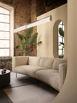 Slamp Люстра Modula Suspension 1 grey/plissé