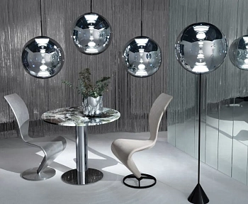 Люстра Globe Led Pendant 50 см Silver GLS02CH-PUSM1