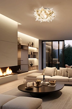 Slamp Люстра Veli Aurea Ceiling large/Wall white/gold