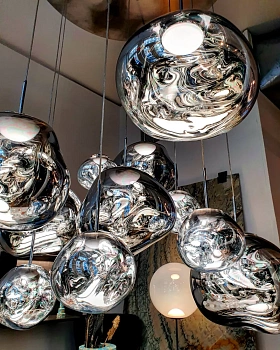 Люстра Melt Led Chrome Mega Pandant system MLMS02CH-PEUM4