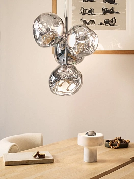Люстра Melt Chandelier Mini Silver MEC04CH-CEUM4