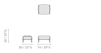 Пуф Archibald 600x740x400