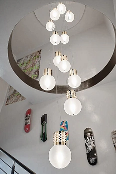 Slamp Люстра Atmosfera Suspension gold