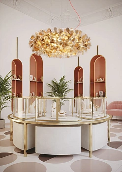 Slamp Люстра Clizia Mama Non Mama Suspension 130 gold