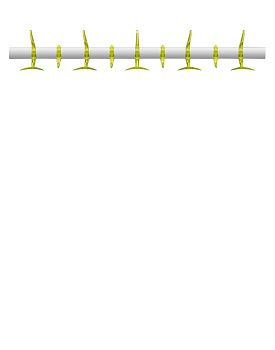 Вешало Hanger 90 Cm (жёлтое) 8174/73