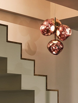 Люстра Melt Chandelier Mini Copper MEC04CO-CEUM4