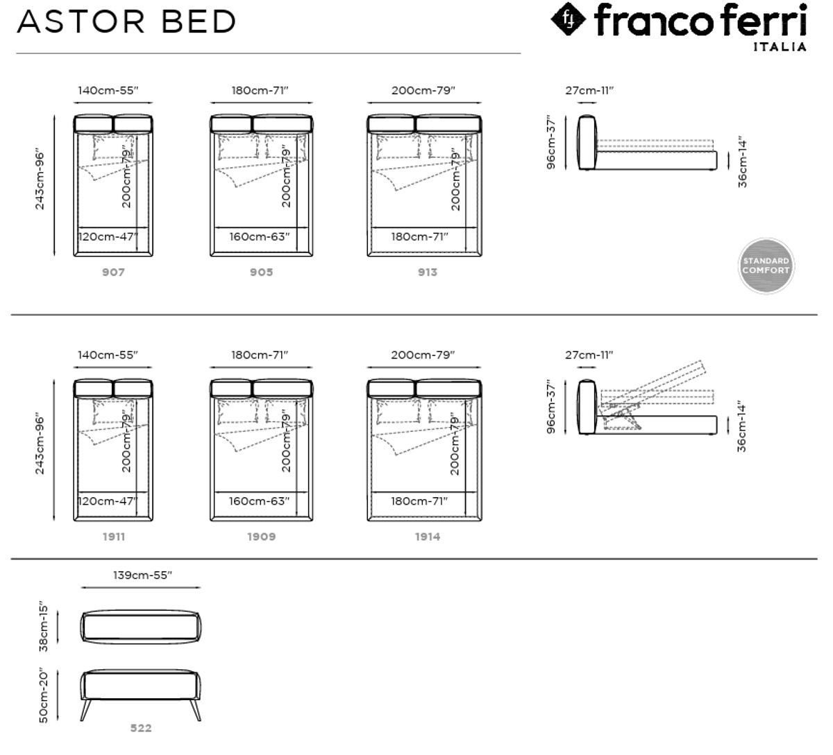 Кровать Astor Кровать Astor