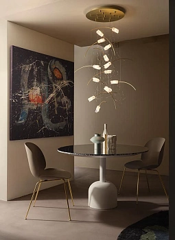 Slamp Люстра Tulip Suspension 14 round prisma