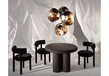 Люстра Melt Chandelier Small Gold MEC01GO-CEUM4