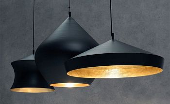 Светильник Beat Flat Pendant Black BLS06-PEUM5