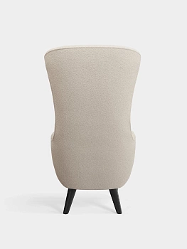 Кресло Wingback Bright White Kvadrat Elle Boucle