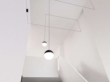Люстра String Light Sphere White