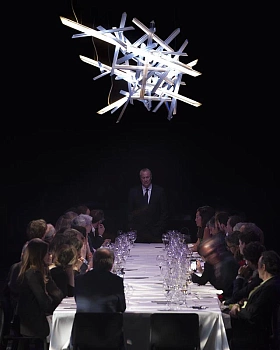 Slamp Люстра La Traviata Suspension 180 prisma