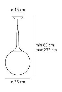 Люстра Castore Suspension 1052010A