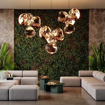 Люстра Melt Led Gold Mega Pandant system MLMS02G-PEUM4