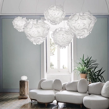 Slamp Люстра Veli Suspension small white