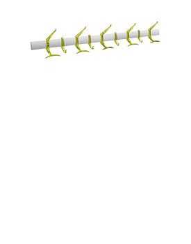 Вешало Hanger 90 Cm (жёлтое) 8174/73