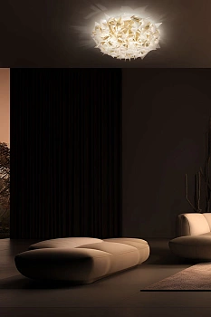 Slamp Люстра Veli Aurea Ceiling medium/Wall white/gold