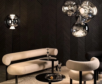 Люстра Melt Led Chrome Chandelier Small MEC01CH-CEUM4