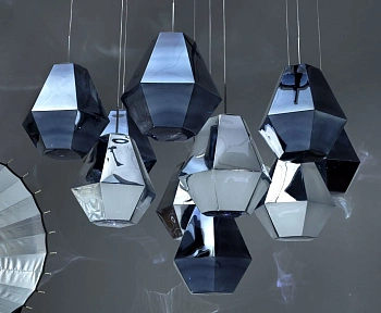 Люстра Cut Tall Pendant Chrome CUSP02CHEU