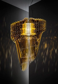 Slamp Люстра Aria Suspension small gold