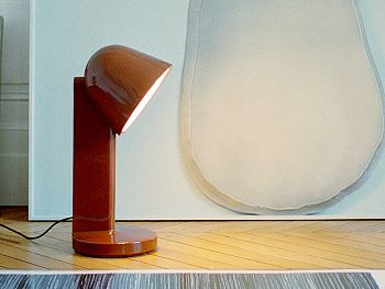 Настольный светильник Céramique Down Rust Red