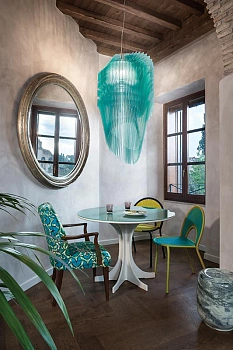 Slamp Люстра Avia medium turqoise
